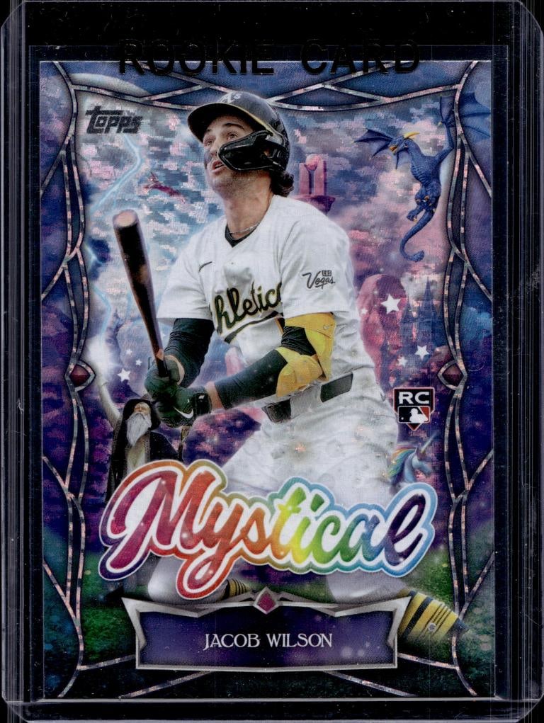 JACOB WILSON 2025 TOPPS MYSTICAL ROOKIE CARD: NEAR MINT OR BETTER CONDITION
