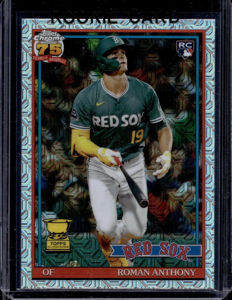 ROMAN ANTHONY 2026 TOPPS 1991 CHROME MEGA REFRACTOR ROOKIE CARD: NEAR MINT OR BETTER CONDITION