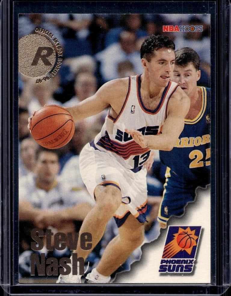 STEVE NASH 1996-97 HOOPS ROOKIE CARD: NEAR MINT OR BETTER CONDITION