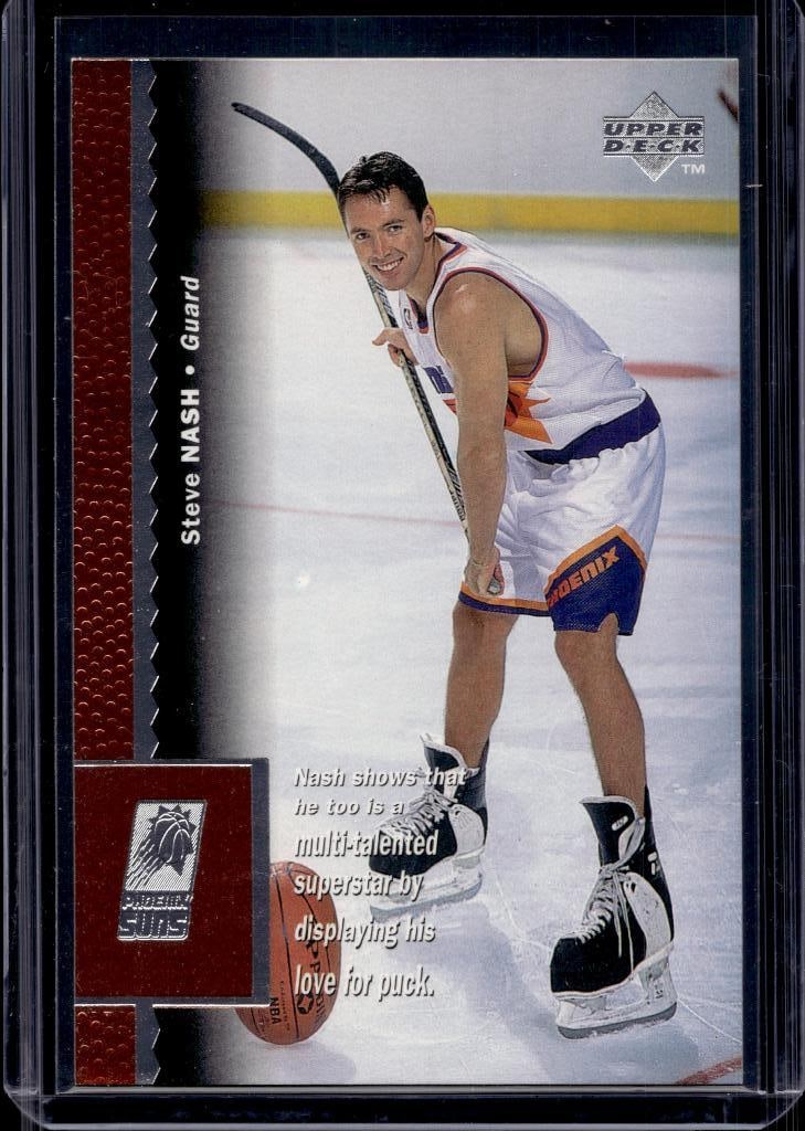 STEVE NASH 1996-97 UPPER DECK ROOKIE CARD: NEAR MINT OR BETTER CONDITION