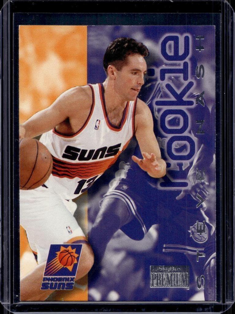 STEVE NASH 1996-97 SKYBOX PREMIUM ROOKIE CARD: NEAR MINT OR BETTER CONDITION