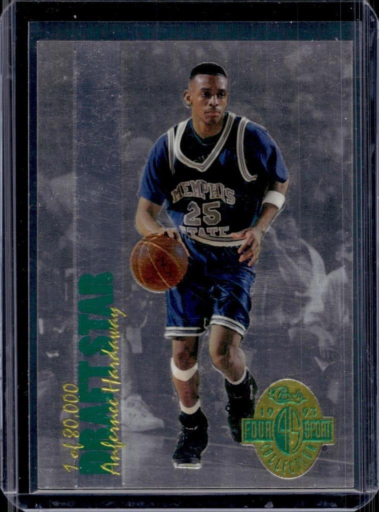 ANFERNEE HARDAWAY 1993-94 CLASSIC 4 SPORTS DRAFT STAR CHROME ROOKIE CARD: NEAR MINT OR BETTER CONDITION