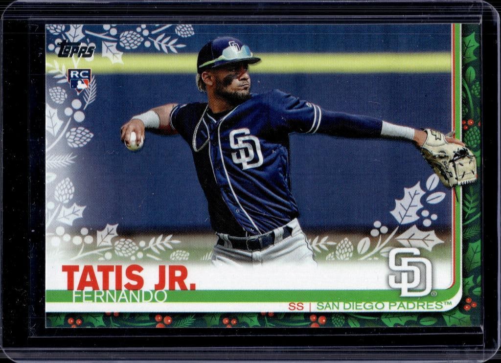 FERNANDO TATIS JR 2019 TOPPS HOLIDAY ROOKIE CARD: NEAR MINT OR BETTER CONDITION