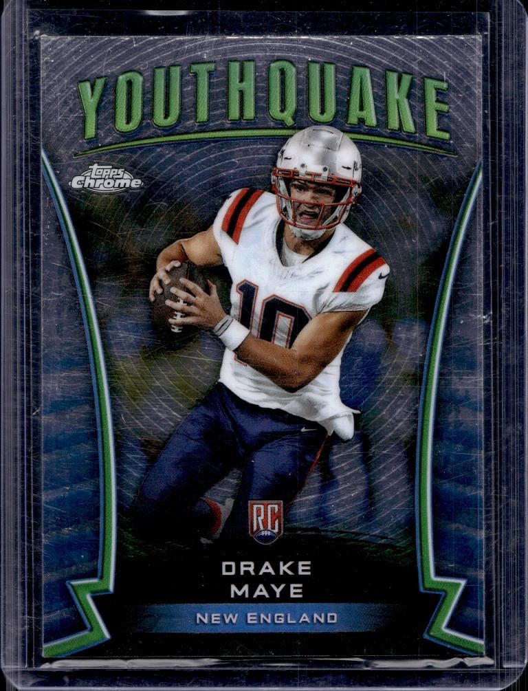 DRAKE MAYE 2024 TOPPS CHROME YOUTHQUAKE ROOKIE CARD: NEAR MINT OR BETTER CONDITION