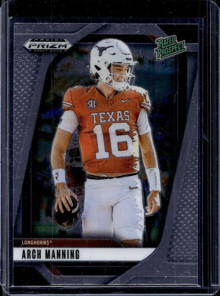 ARCH MANNING 2025 PANINI PRIZM DRAFT NIL ROOKIE CARD: NEAR MINT OR BETTER CONDITION