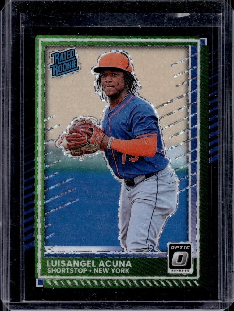 LUISANGEL ACUNA 2025 PANINI OPTIC BLACK DISCO PRIZM ROOKIE CARD: NEAR MINT OR BETTER CONDITION