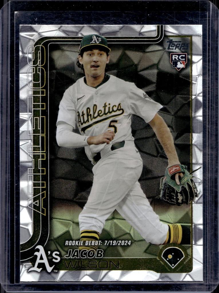 JACOB WILSON 2025 TOPPS SILVER ICE DIAMANTE ROOKIE CARD: NEAR MINT OR BETTER CONDITION