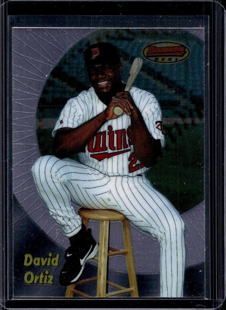 DAVID ORTIZ 1998 BOWMAN CHROME ROOKIE CARD: NEAR MINT OR BETTER CONDITION