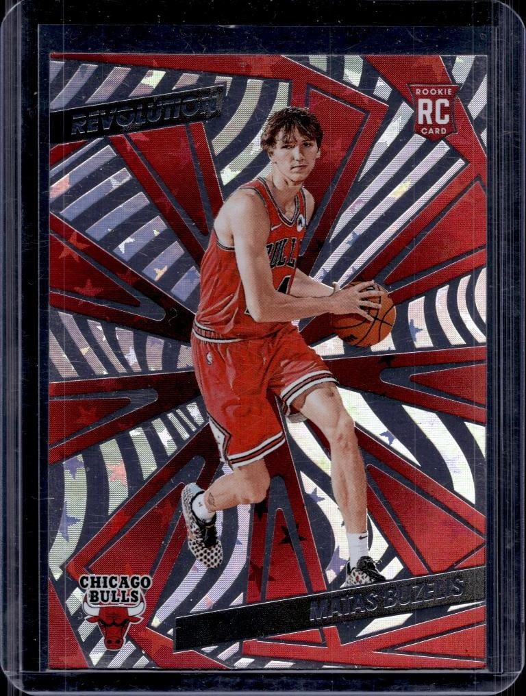 MATAS BUZELIS 2024-25 PANINI REVOLUTION ASTRO PARALLEL ROOKIE CARD: NEAR MINT OR BETTER CONDITION