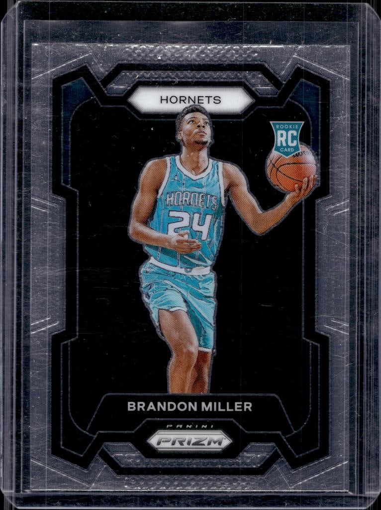 BRANDON MILLER 2023-24 PANINI PRIZM ROOKIE CARD: NEAR MINT OR BETTER CONDITION