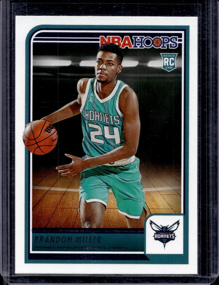 BRANDON MILLER 2023-24 HOOPS ROOKIE CARD: NEAR MINT OR BETTER CONDITION