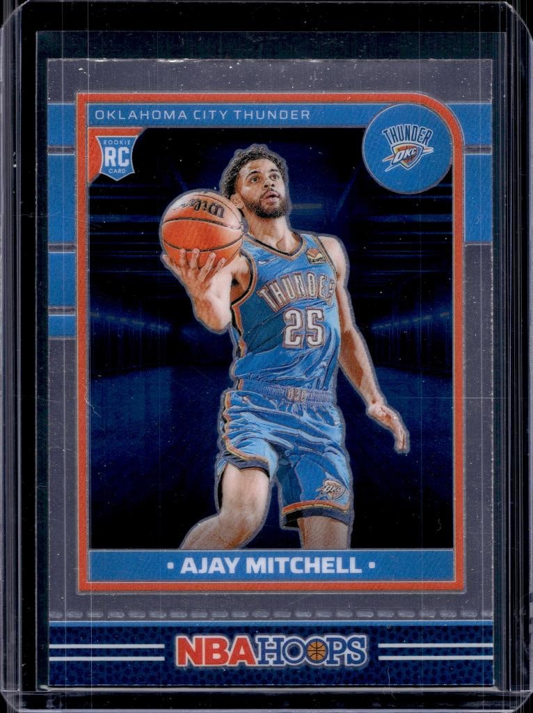AJAY MITCHELL 2024-25 HOOPS PREMIUM ROOKIE CARD: NEAR MINT OR BETTER CONDITION