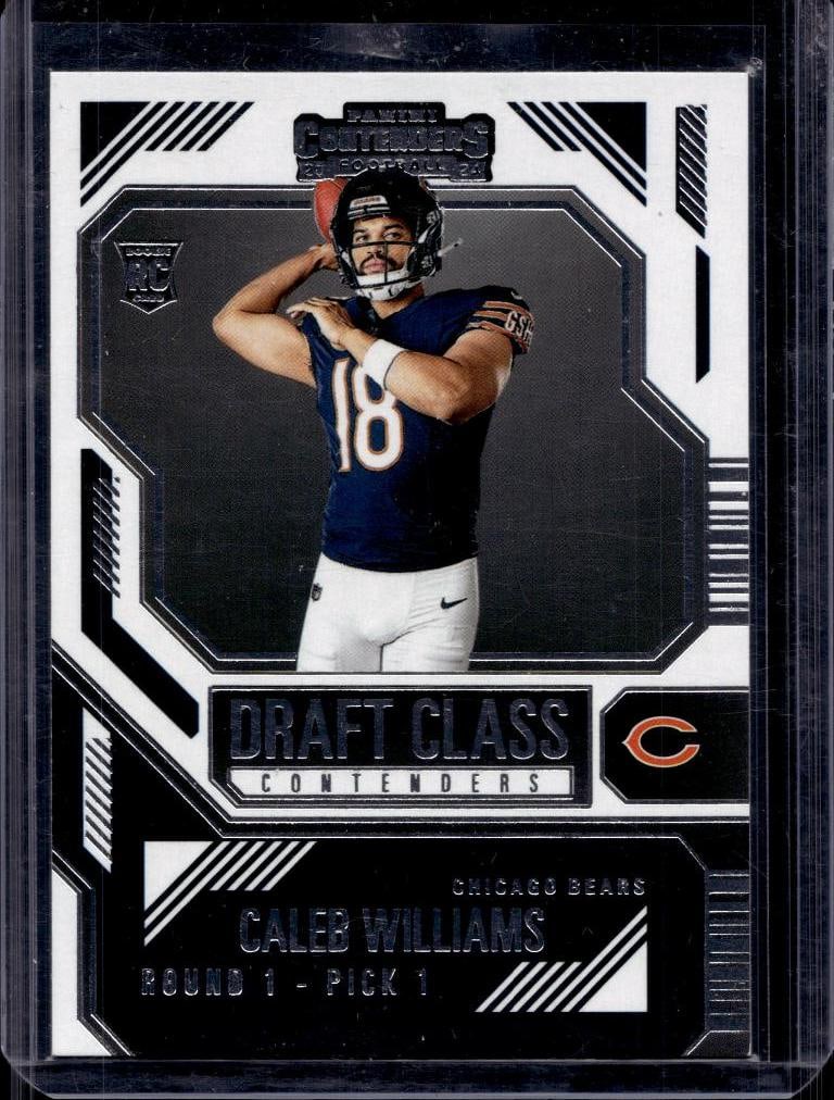 CALEB WILLIAMS 2024 PANINI CONTENDERS DRAFT CLASS ROOKIE CARD: NEAR MINT OR BETTER CONDITION