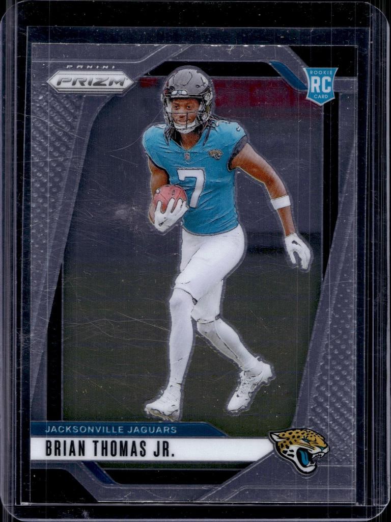 BRIAN THOMAS JR 2024 PANINI PRIZM ROOKIE CARD: NEAR MINT OR BETTER CONDITION