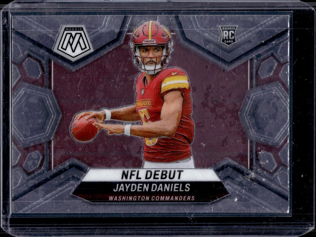 JAYDEN DANIELS 2024 PANINI MOSAIC ROOKIE CARD: NEAR MINT OR BETTER CONDITION