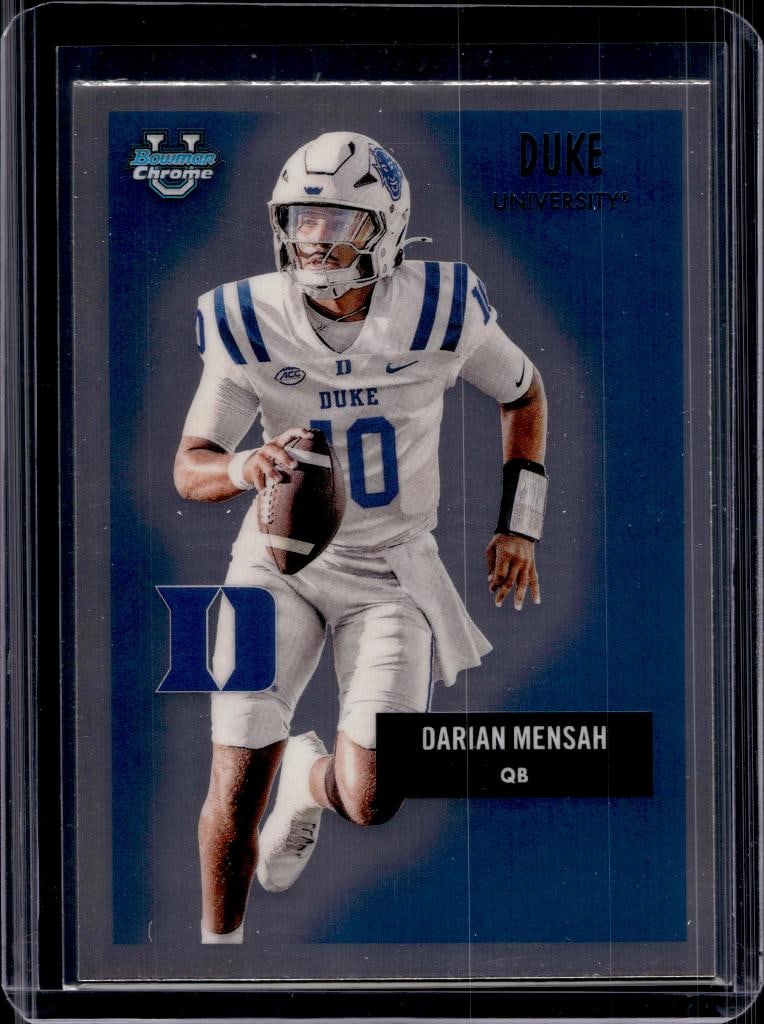 DARIAN MENSAH 2025 BOWMAN CHROME U NIL ROOKIE CARD: NEAR MINT OR BETTER CONDITION