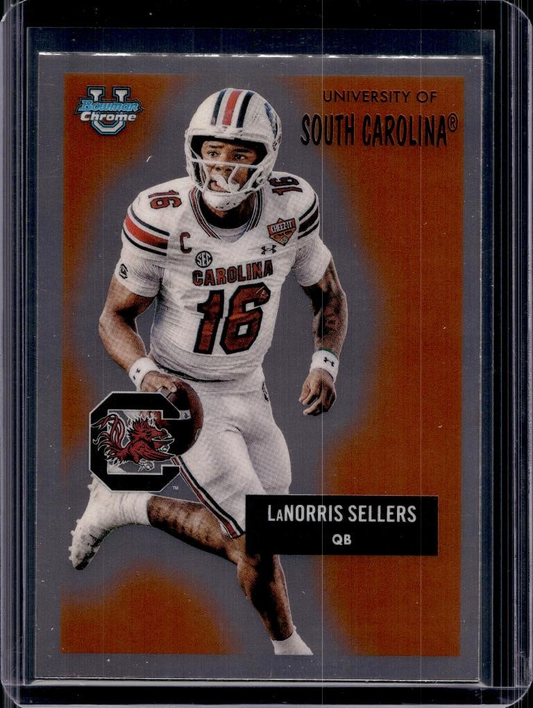 LANORRIS SELLERS 2025 BOWMAN CHROME U NIL 1955 RETRO ROOKIE CARD: NEAR MINT OR BETTER CONDITION