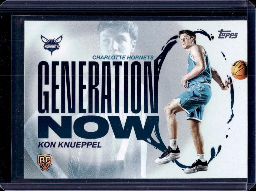 KON KNUEPPEL 2025-26 TOPPS GENERATION NOW ROOKIE CARD: NEAR MINT OR BETTER CONDITION