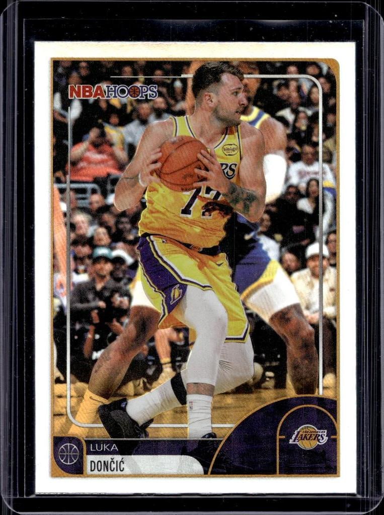 LUKA DONCIC 2025-26 HOOPS SILVER HOLOFOIL: NEAR MINT OR BETTER CONDITION