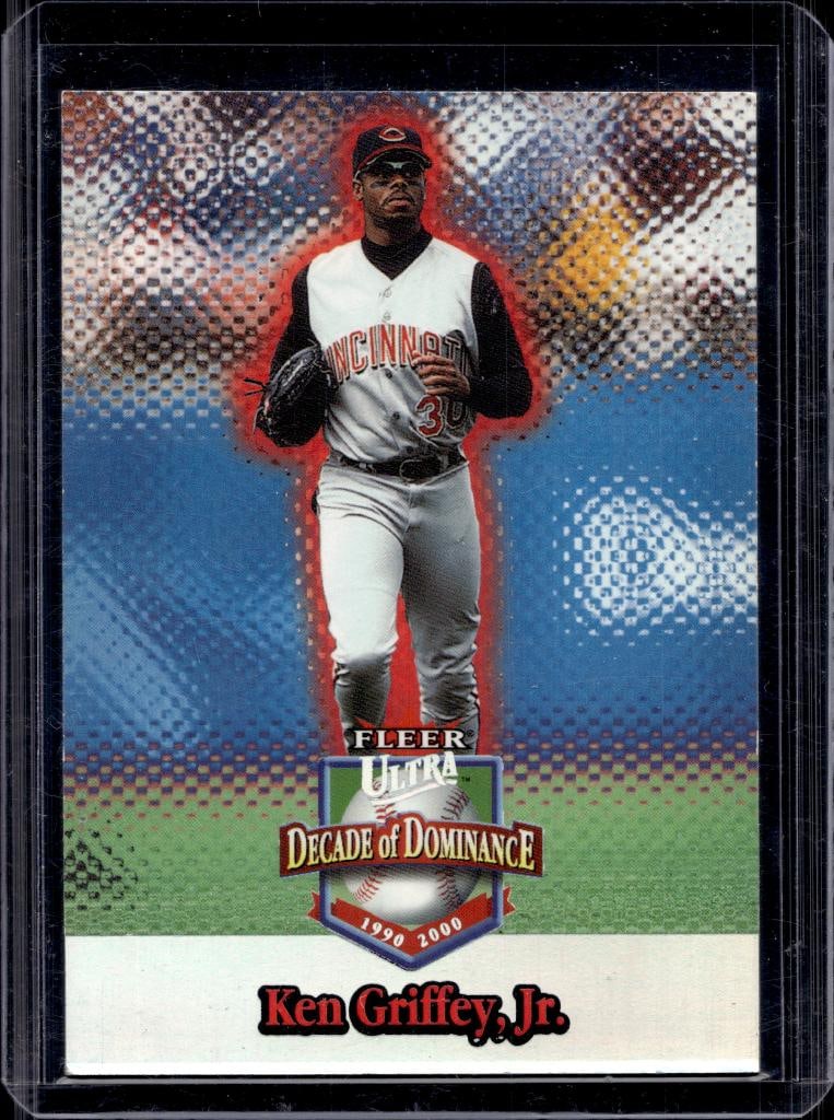 KEN GRIFFEY JR 2001 FLEER ULTRA DECADE OF DOMINANCE INSERT: NEAR MINT OR BETTER CONDITION