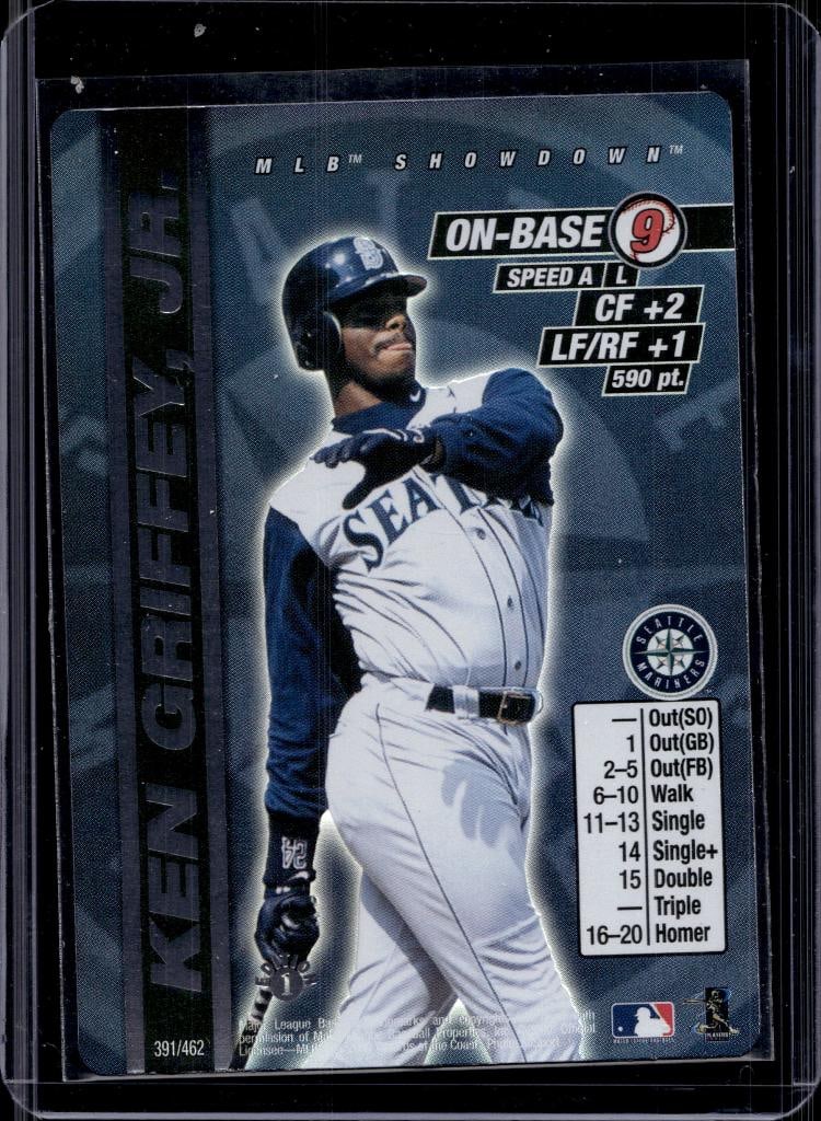 KEN GRIFFEY JR 2000 MLB SHOWDOWN 1ST EDITION HOLO: NEAR MINT OR BETTER CONDITION