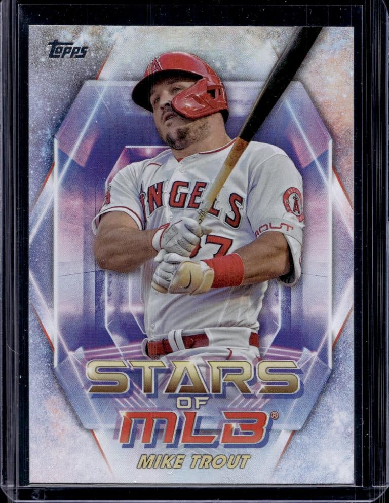 MIKE TROUT 2023 TOPPS STAR OF THE MLB INSERT: NEAR MINT OR BETTER CONDITION