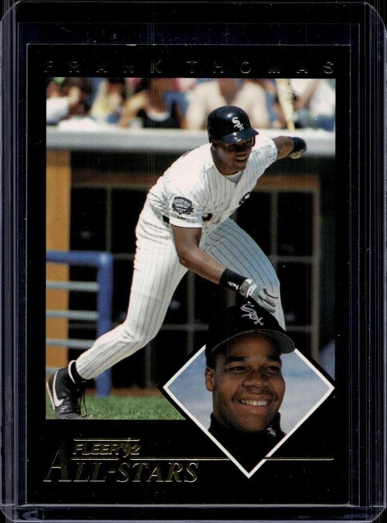 FRANK THOMAS 1992 FLEER ALL-STARS INSERT: NEAR MINT OR BETTER CONDITION