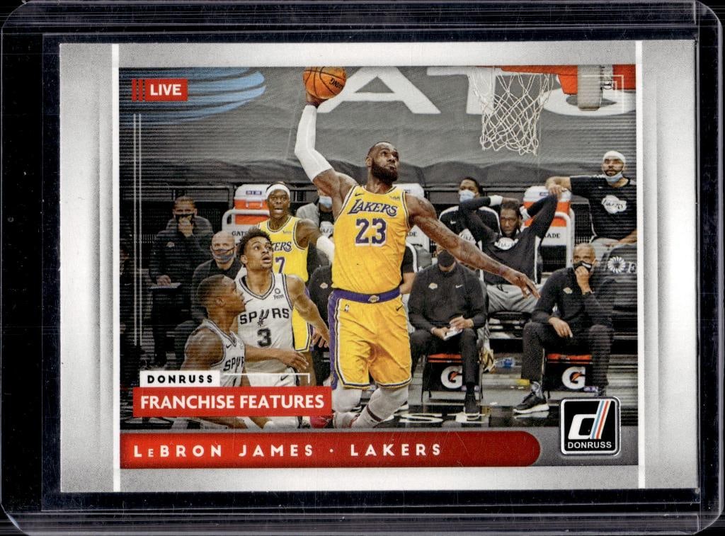 LEBRON JAMES 2021-22 FRANCHISE FEATURES INSERT: NEAR MINT OR BETTER CONDITION