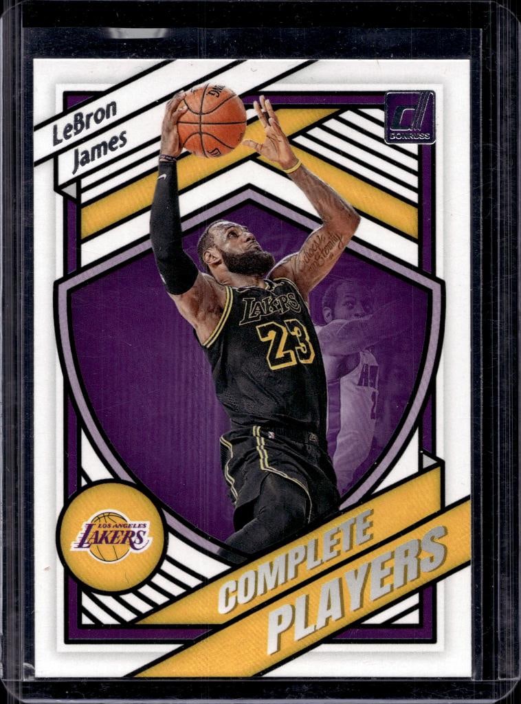 LEBRON JAMES 2020-21 DONRUSS COMPLETE PLAYERS INSERT: NEAR MINT OR BETTER CONDITION