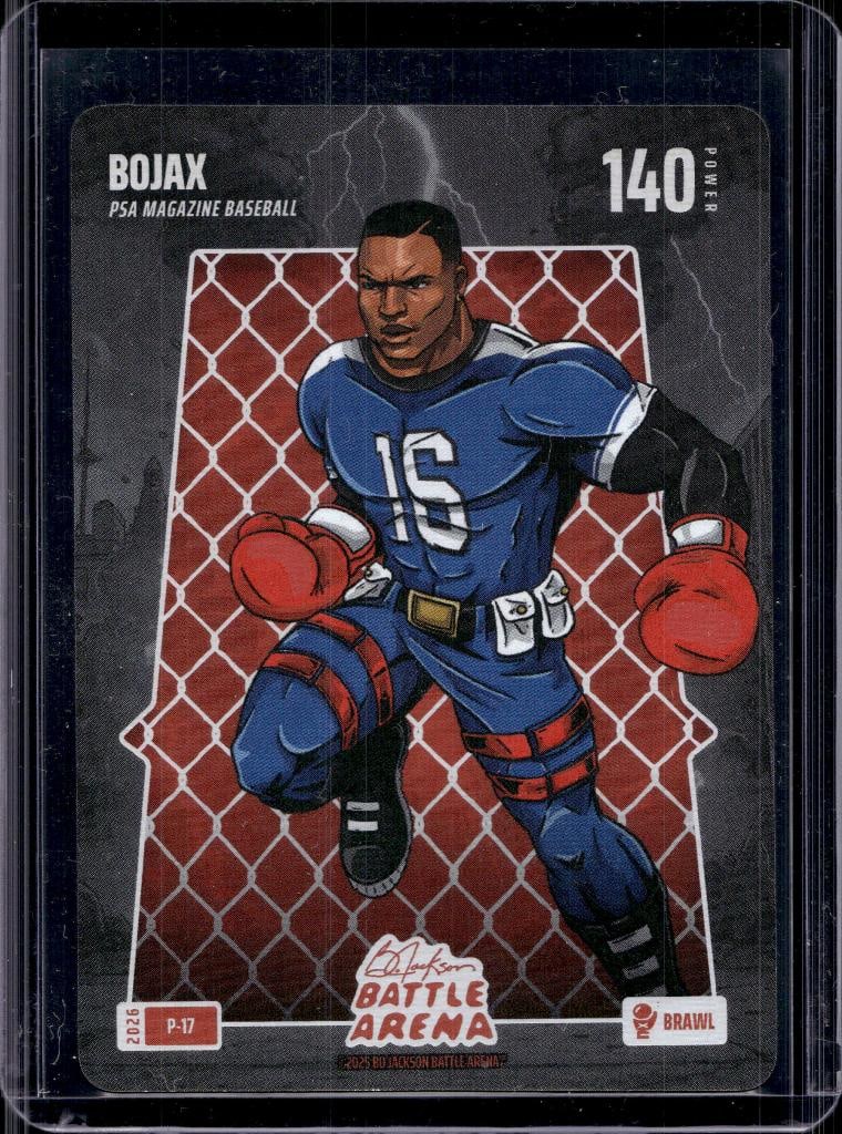 BO JACKSON 2026 BATTLE ARENA BOJAX PSA MAGAZINE PROMO SP: NEAR MINT OR BETTER CONDITION