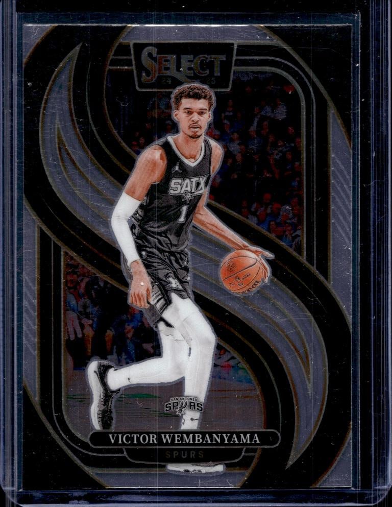 VICTOR WEMBANYAMA 2024-25 PANINI SELECT PREMIER LEVEL: NEAR MINT OR BETTER CONDITION