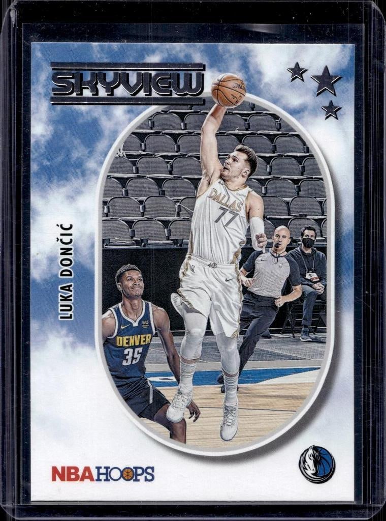 LUKA DONCIC 2021-22 HOOPS SKYVIEW INSERT: NEAR MINT OR BETTER CONDITION
