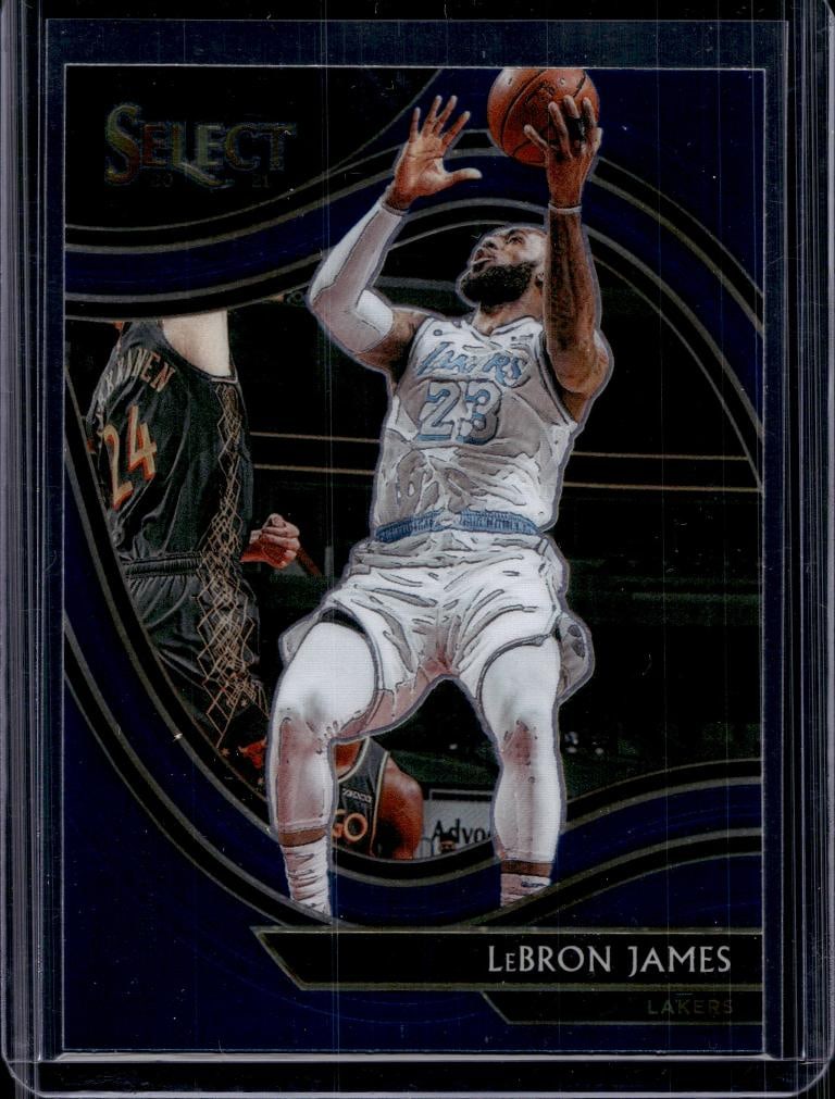 LEBRON JAMES 2020-21 PANINI SELECT COURTSIDE SP: NEAR MINT OR BETTER CONDITION