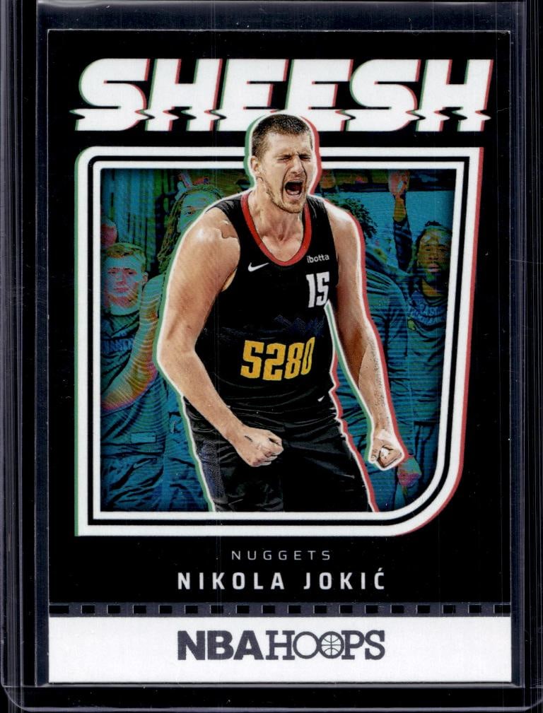 NIKOLA JOKIC 2024-25 HOOPS SHEESH INSERT: NEAR MINT OR BETTER CONDITION