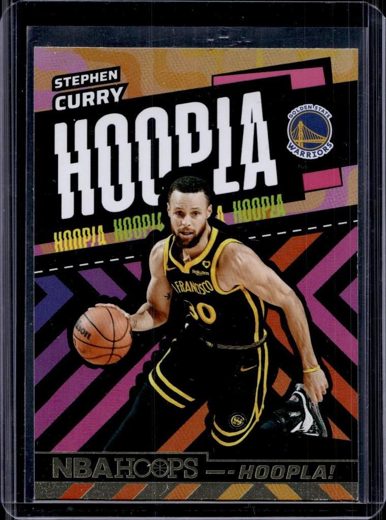 STEPHEN CURRY 2024-25 HOOPS HOOPLA SILVER HOLO INSERT: NEAR MINT OR BETTER CONDITION
