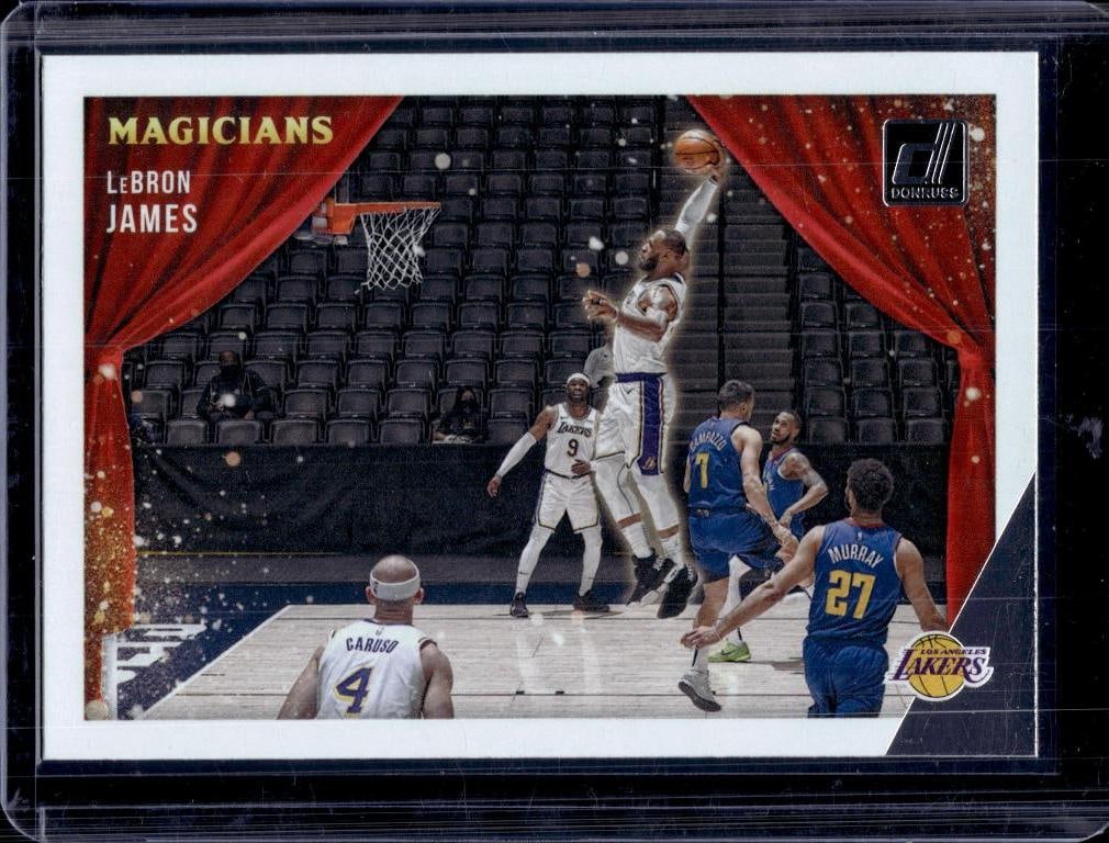 LEBRON JAMES 2021-22 DONRUSS MAGICIANS INSERT: NEAR MINT OR BETTER CONDITION