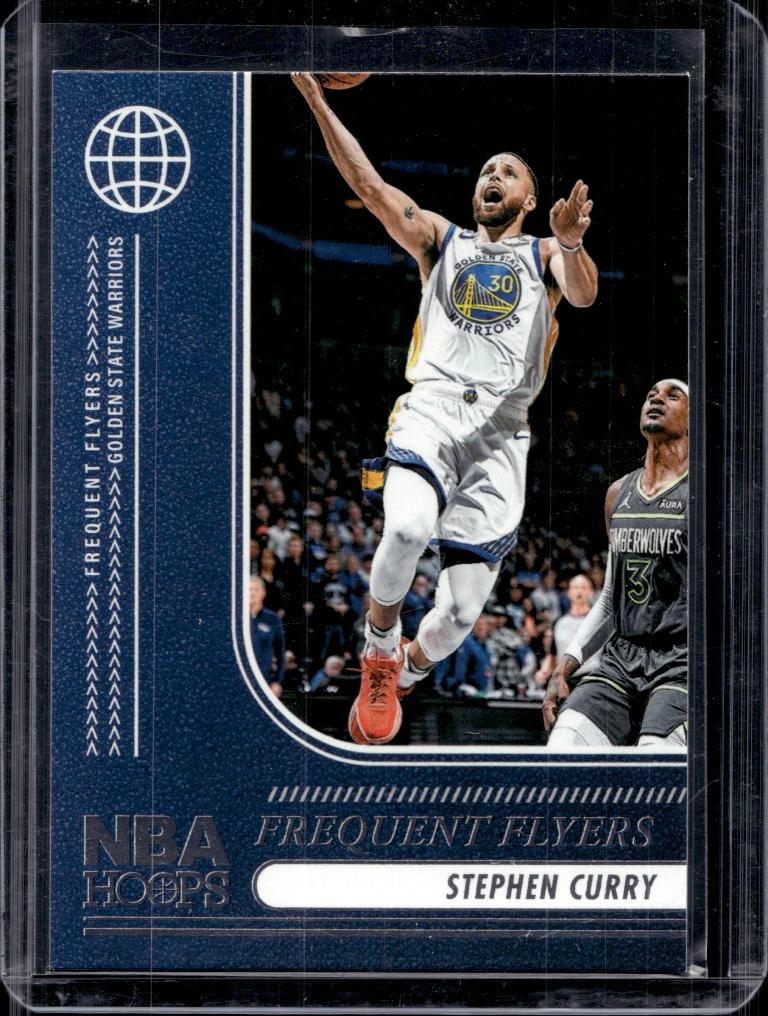 STEPHEN CURRY 2024-25 HOOPS FREQUENT FLYERS INSERT: NEAR MINT OR BETTER CONDITION