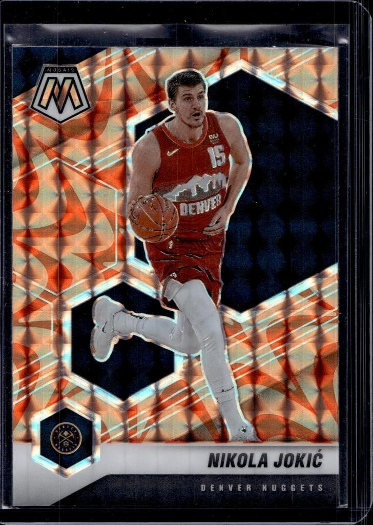NIKOLA JOKIC 2020-21 PANINI MOSAIC ORANGE REACTIVE PRIZM: NEAR MINT OR BETTER CONDITION