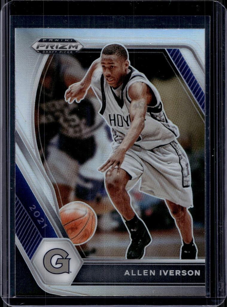 ALLEN IVERSON 2021 PANINI PRIZM DRAFT SILVER PRIZM: NEAR MINT OR BETTER CONDITION