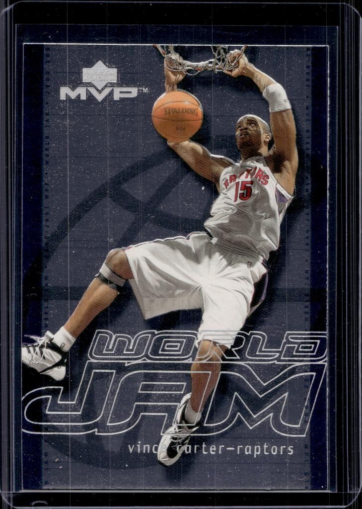 VINCE CARTER 2000-01 UPPER DECK MVP WORLD JAM INSERT: NEAR MINT OR BETTER CONDITION