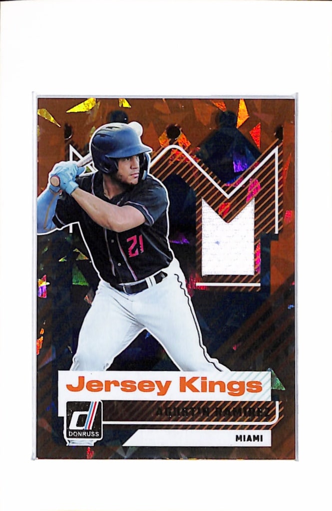 AUGUSTIN RAMIREZ 2025 DONRUSS ORANGE ICE JERSEY ROOKIE CARD: NEAR MINT OR BETTER CONDITION