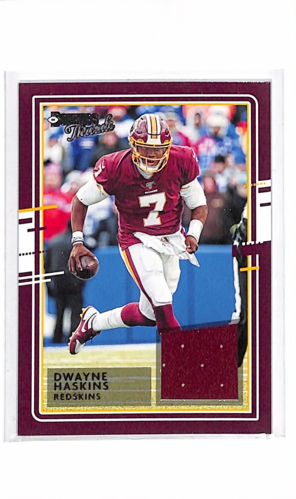 DWAYNE HASKINS 2020 DONRUSS GAME USED JERSEY CARD: NEAR MINT OR BETTER CONDITION