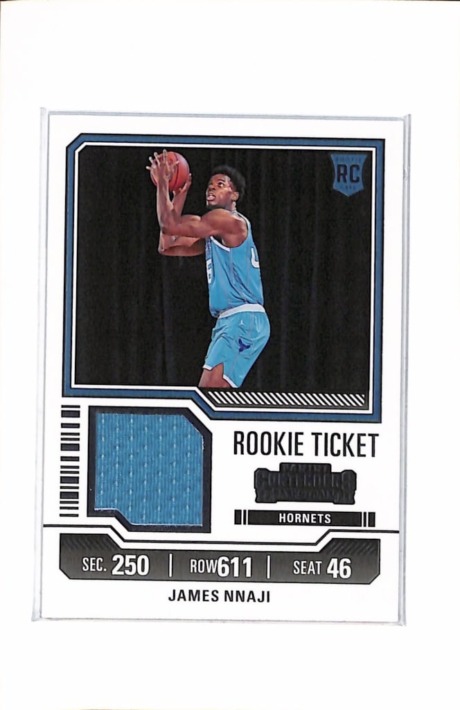 JAMES NNAJI 2023-24 PANINI CONTENDERS JERSEY ROOKIE CARD (1 of 1)