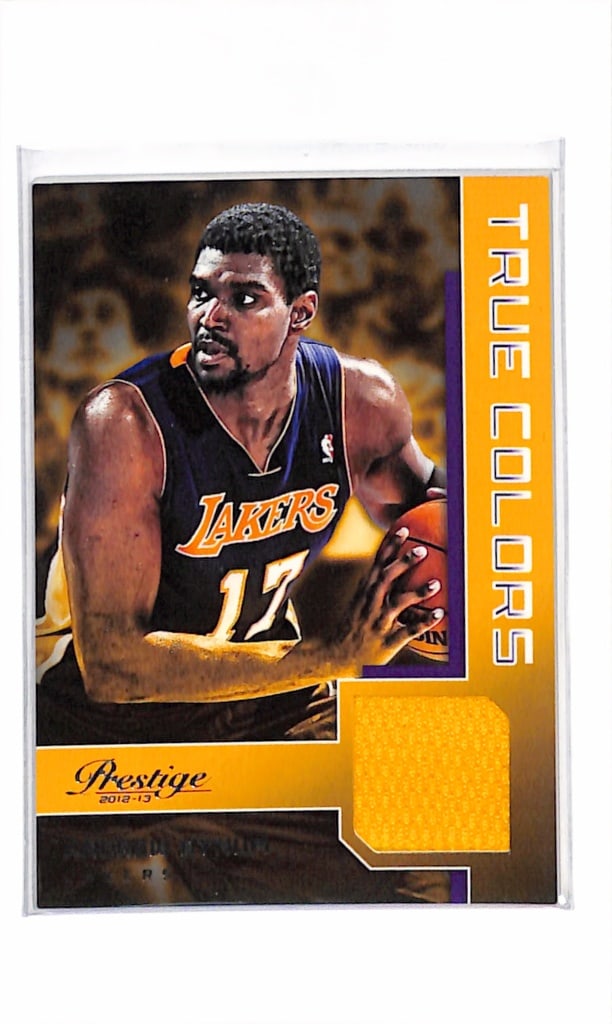 ANDREW BYNUM 2012-13 PANINI PRESTIGE GAME USED JERSEY CARD: NEAR MINT OR BETTER CONDITION