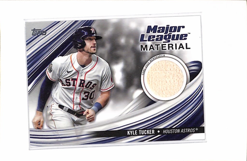 KYLE TUCKER 2023 TOPPS GAME USED BAT CARD: NEAR MINT OR BETTER CONDITION