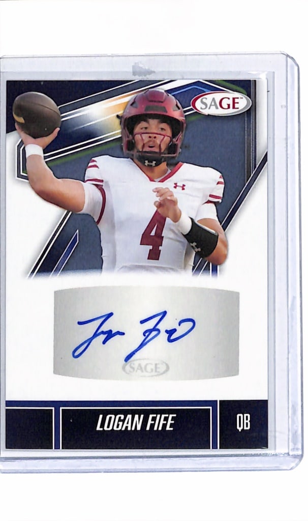 LOGAN FIFE 2025 SAGE HIT AUTOGRAPH ROOKIE CARD: NEAR MINT OR BETTER CONDITION