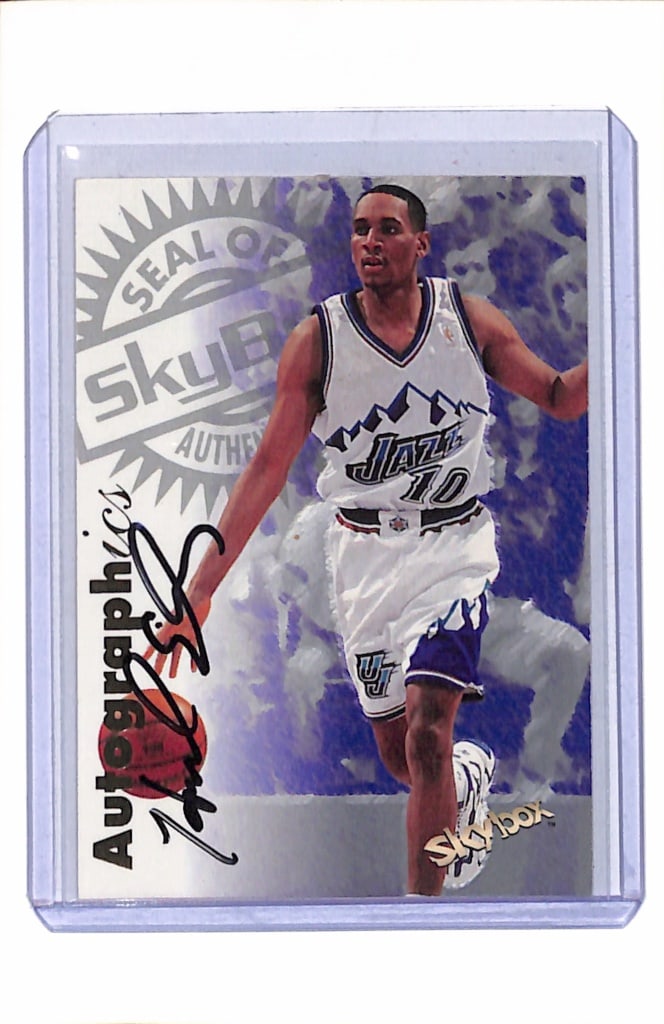 HOWARD EISLEY 1997-98 SKYBOX AUTOGRAPHICS AUTOGRAPH CARD: NEAR MINT OR BETTER CONDITION