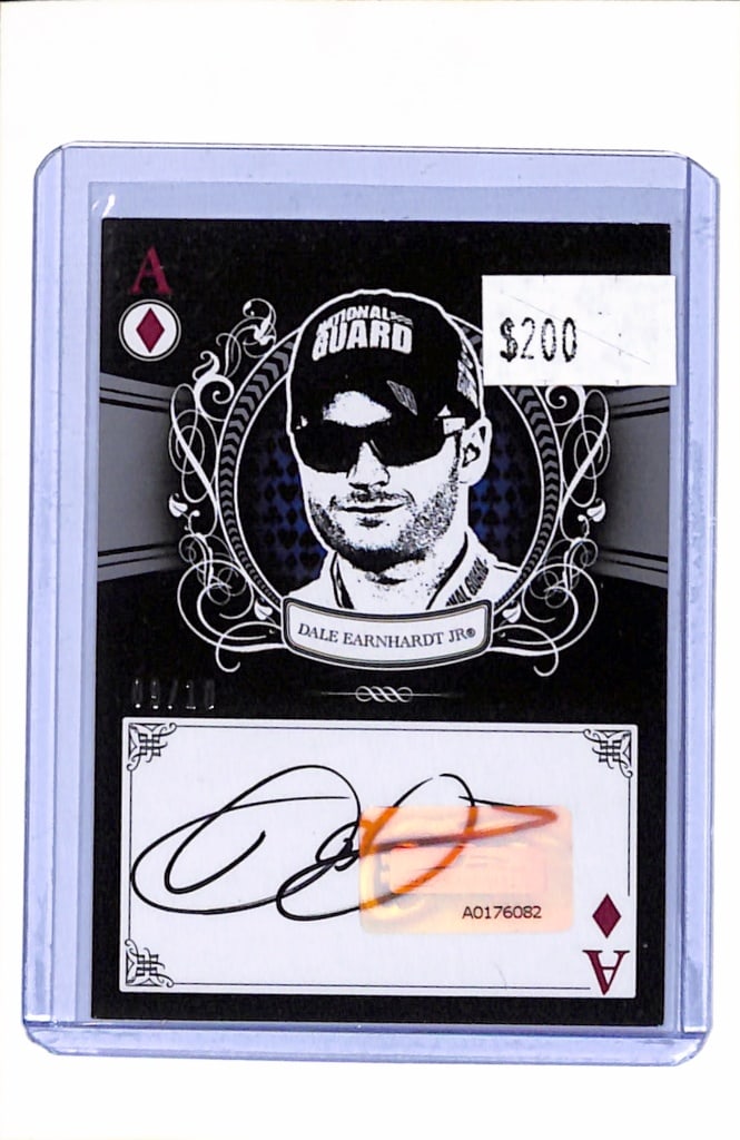 DALE EARNHARDT JR 2009 PRESS PASS MAIN EVENT ACES AUTOGRAPH CARD SSP (1 of 1)