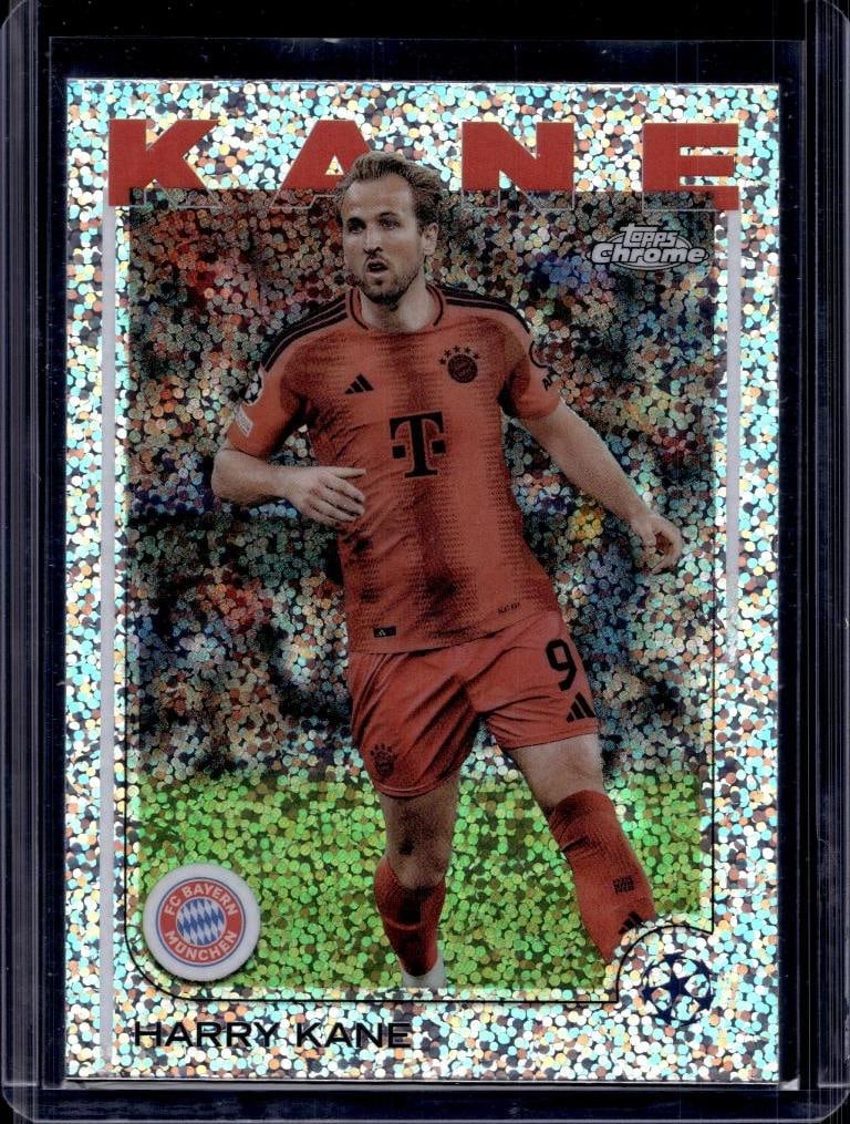 HARRY KANE 2024-25 TOPPS CHROME UEFA CHAMPIONS MINI DIAMONDS REFRACTOR: NEAR MINT OR BETTER CONDITION