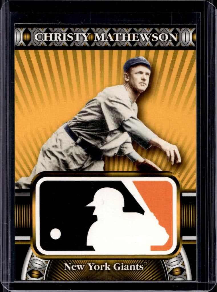 CHRISTY MATHEWSON 2010 TOPPS HTA LOGO INSERT: NEAR MINT OR BETTER CONDITION